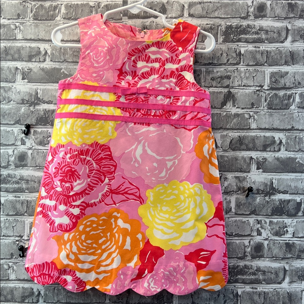 Lilly Pulitzer Pink and Orange Dress
